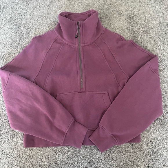 Lululemon Oversized Funnel Neck Scuba XS/S Vintage Plum - Picture 2 of 4